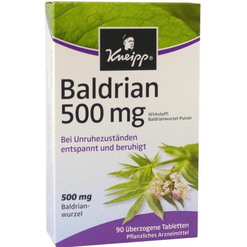 KNEIPP Baldrian 500 überzogene Tabletten
