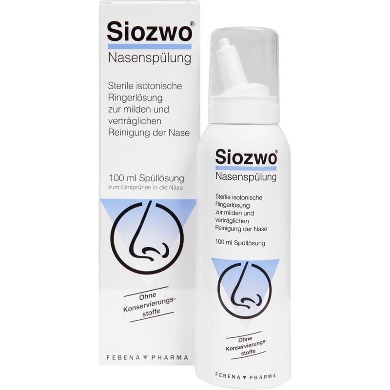 SIOZWO Nasenspülung Konservierungsstofffrei
