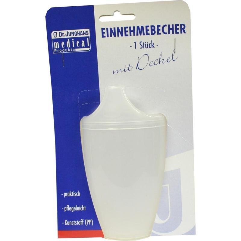 EINNEHMEBECHER o.Griff+Deckel 12mm milchig