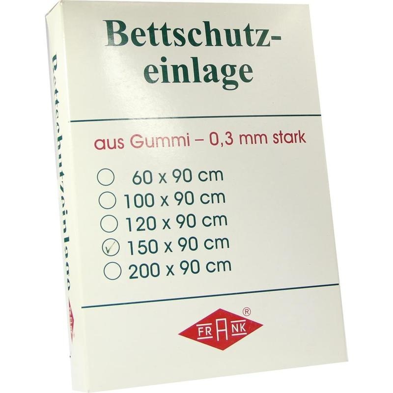 BETTEINLAGE Gummiplatte 0,3 mm 90x150 cm weiß