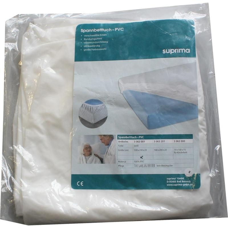 SUPRIMA Spannbetttuch 3063 PVC weiß
