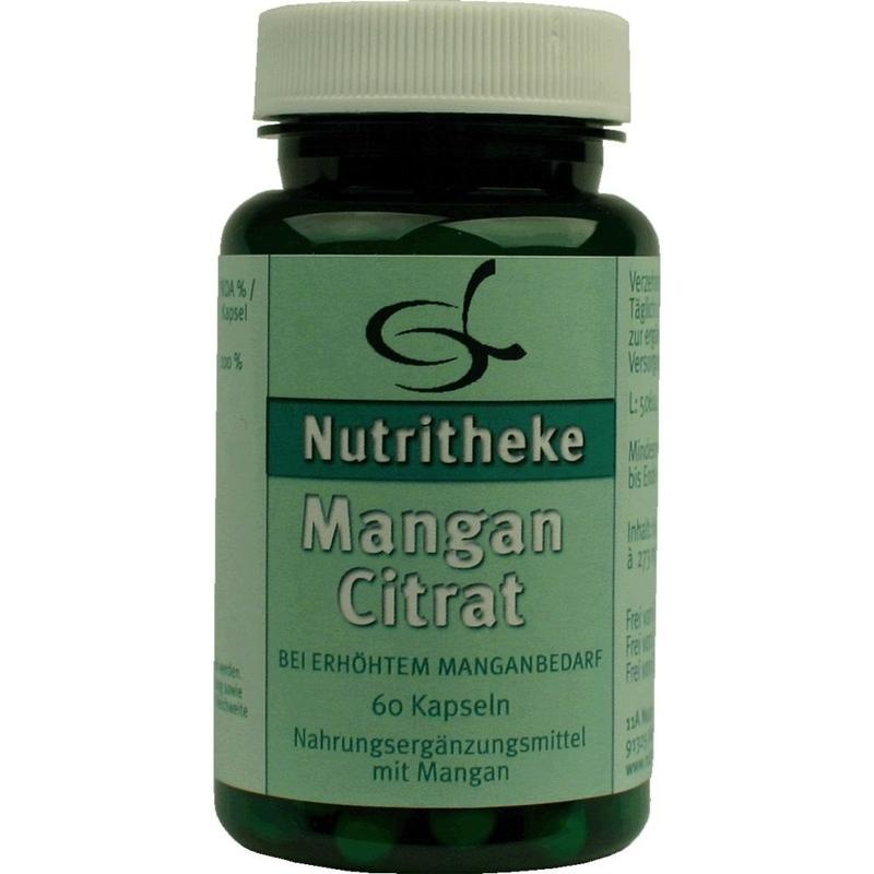 MANGAN CITRAT Kapseln