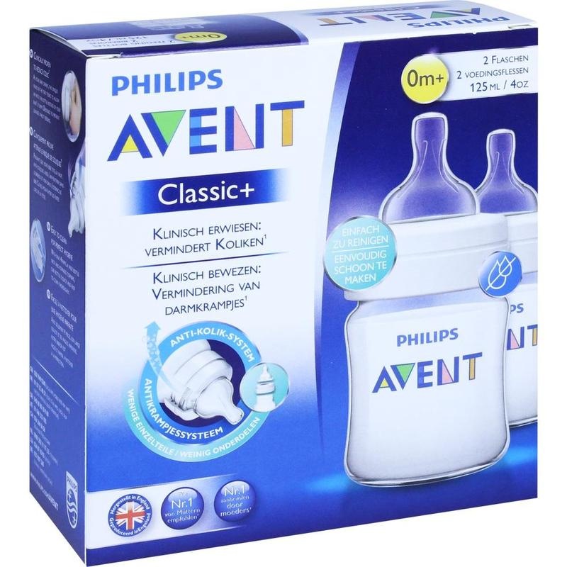AVENT Klassik+ Flasche 125 ml 2er Pack