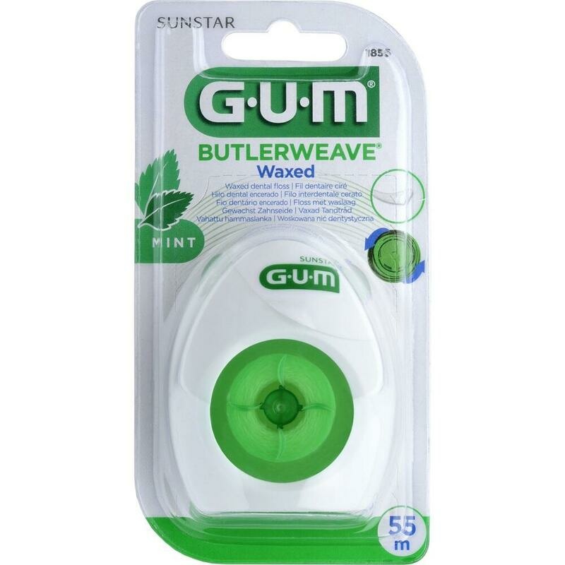 GUM BUTLERWEAVE waxed Zahnseide mint