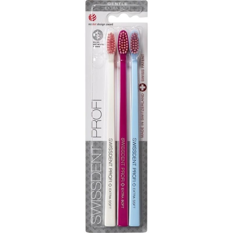SWISSDENT Profi Gentle Zahnb.Trio extr.soft w/p/b