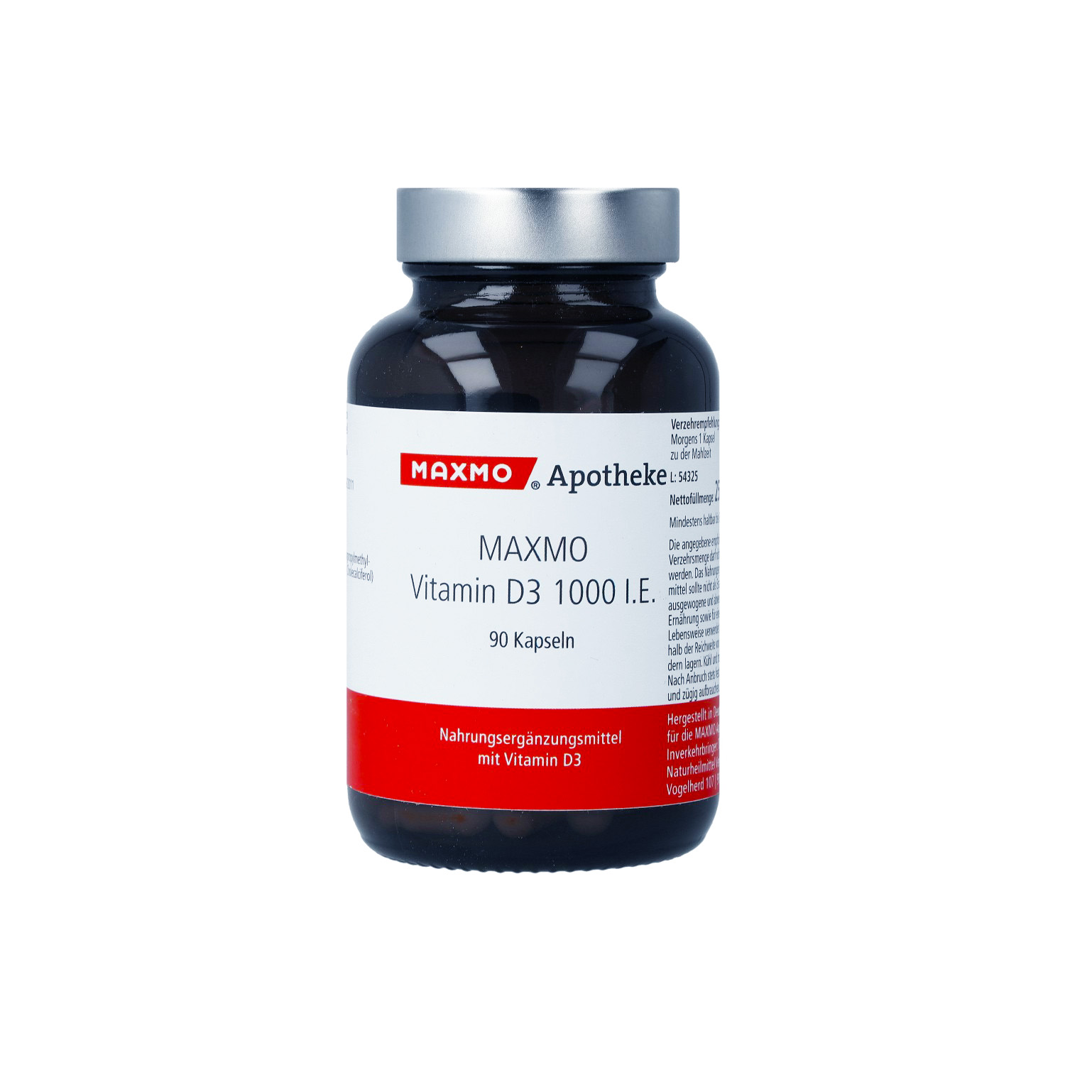 MAXMO Vitamin D3 1000 I.E. Kapseln