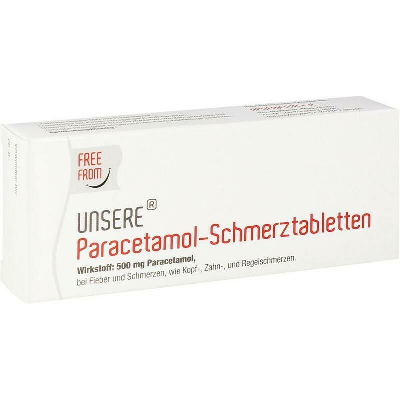 UNSERE Paracetamol Schmerztabletten