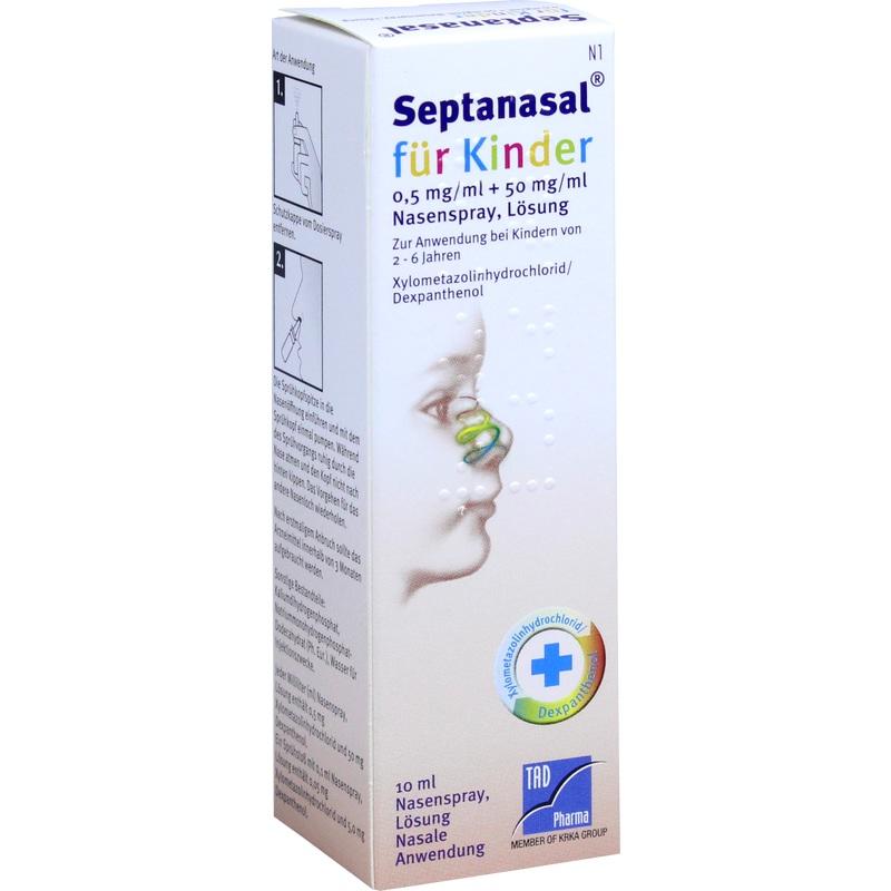 SEPTANASAL für Kinder 0,5 mg/ml + 50 mg/ml Nasens.