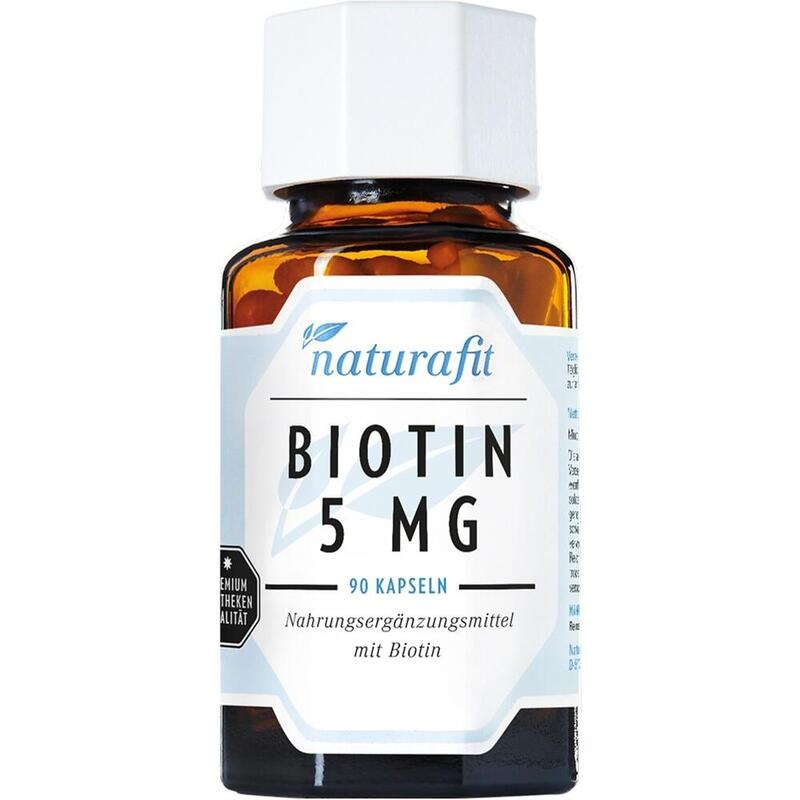 NATURAFIT Biotin 5 mg Kapseln