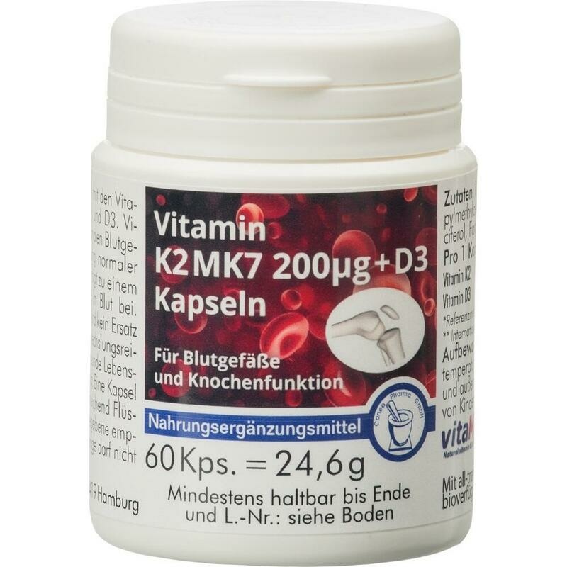 VITAMIN K2 MK7 200 μg+D3 Kapseln