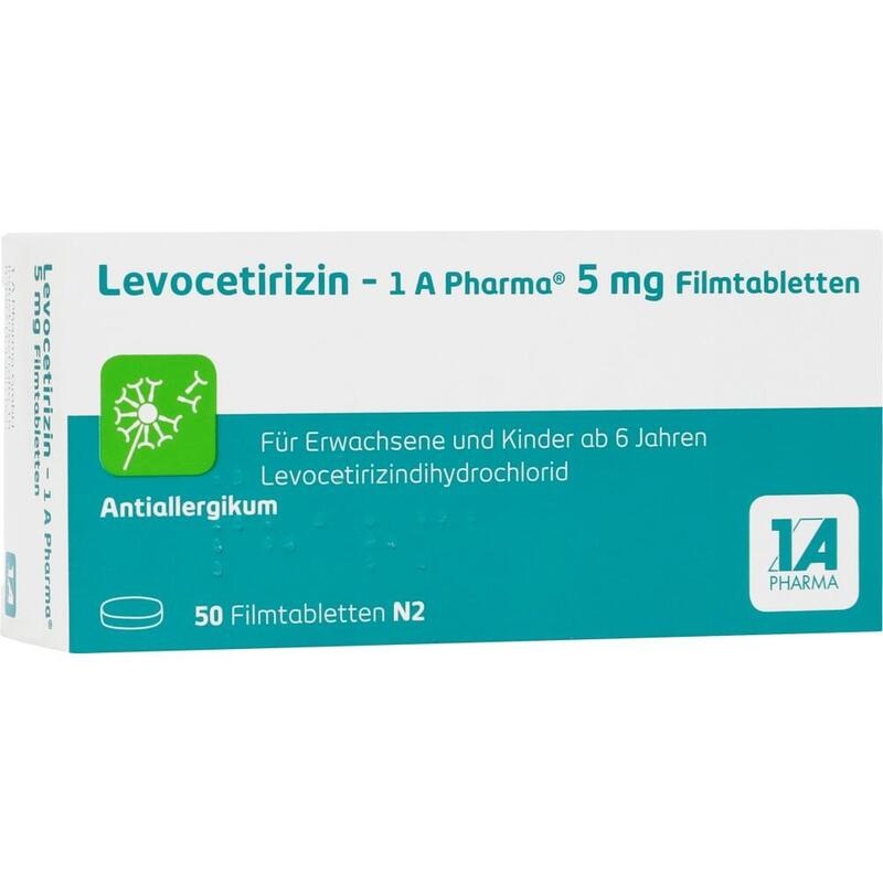 LEVOCETIRIZIN-1A Pharma 5 mg Filmtabletten