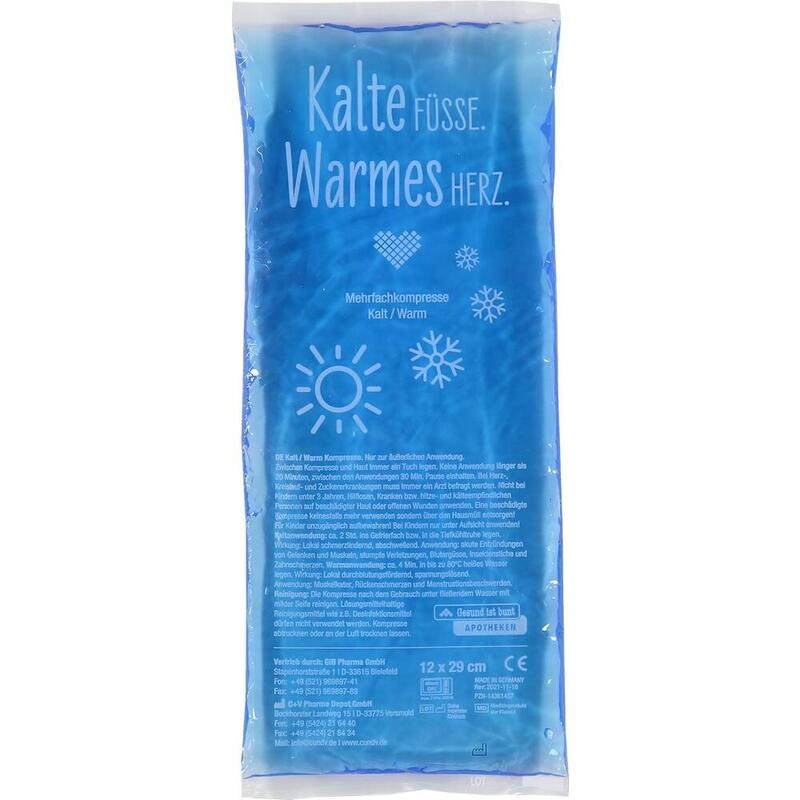 GIB Kalt-/Warm Kompresse 12x29 cm