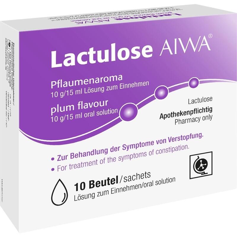 LACTULOSE AIWA Pflaumenaroma 10 g/15 ml Lsg.z.Einn