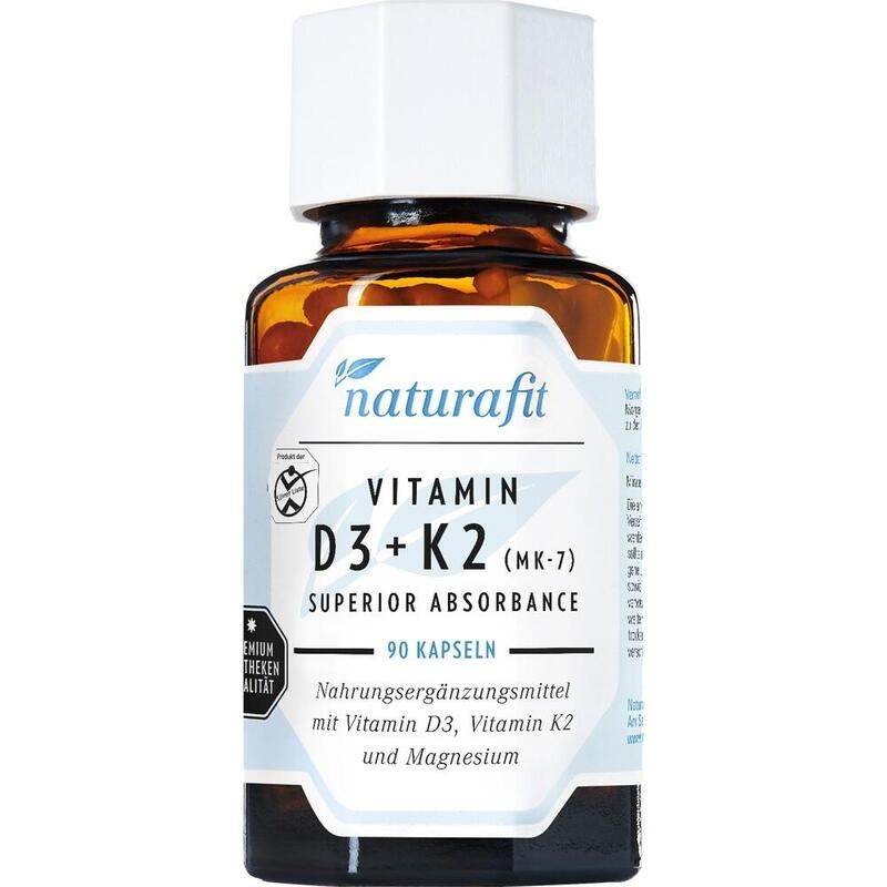 NATURAFIT Vitamin D3+K2 MK-7 superior absorb.Kaps.