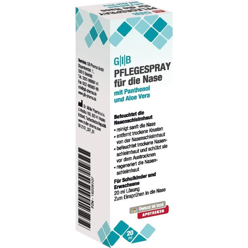 GIB Pflegespray f.d.Nase m.Panthenol+Aloe Vera