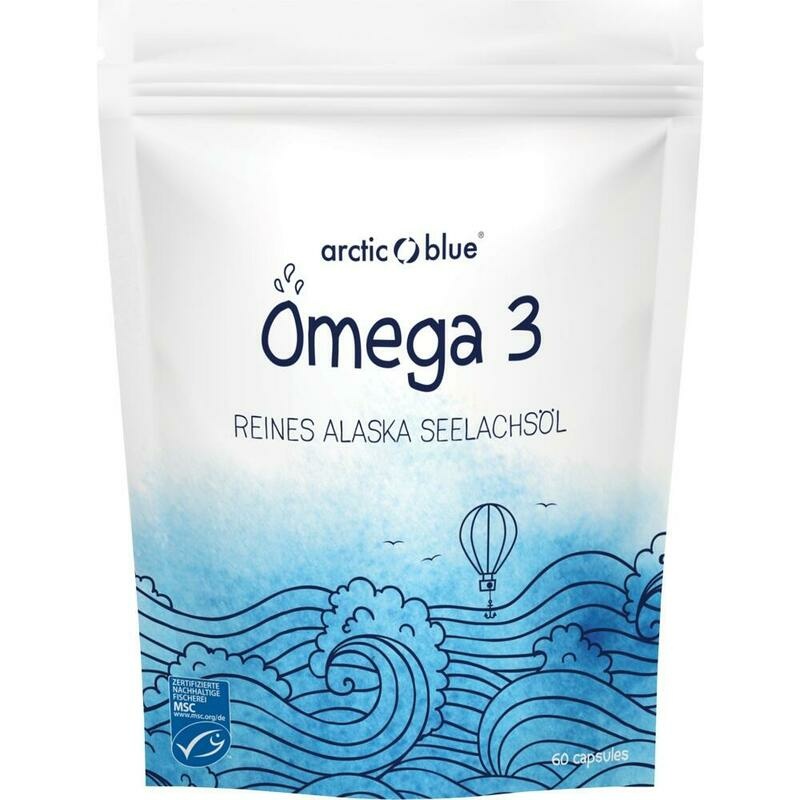 OMEGA-3 ALASKA Seelachsöl Kapseln MSC Arctic Blue