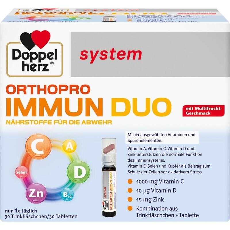 DOPPELHERZ Orthopro Immun Duo system Trinkampullen