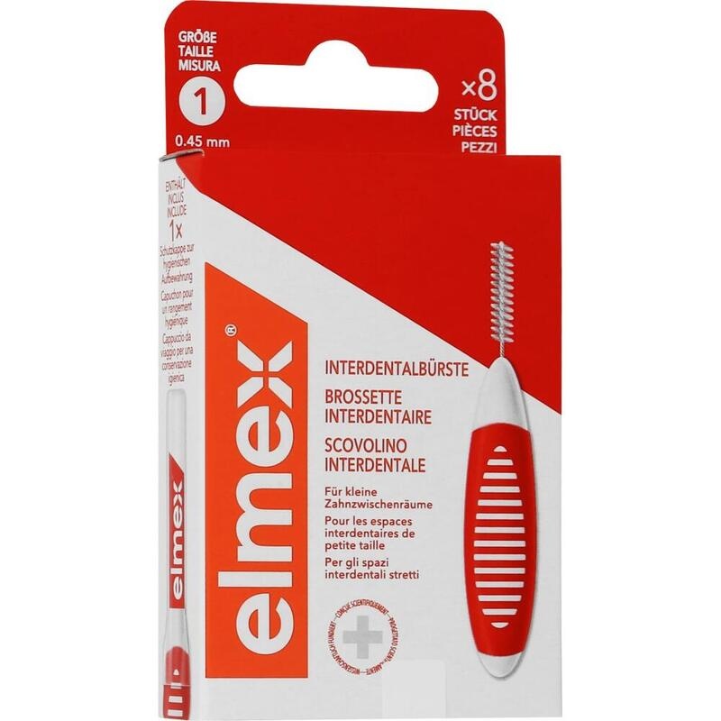 ELMEX Interdentalbürsten ISO Gr.1 0,45 mm orange