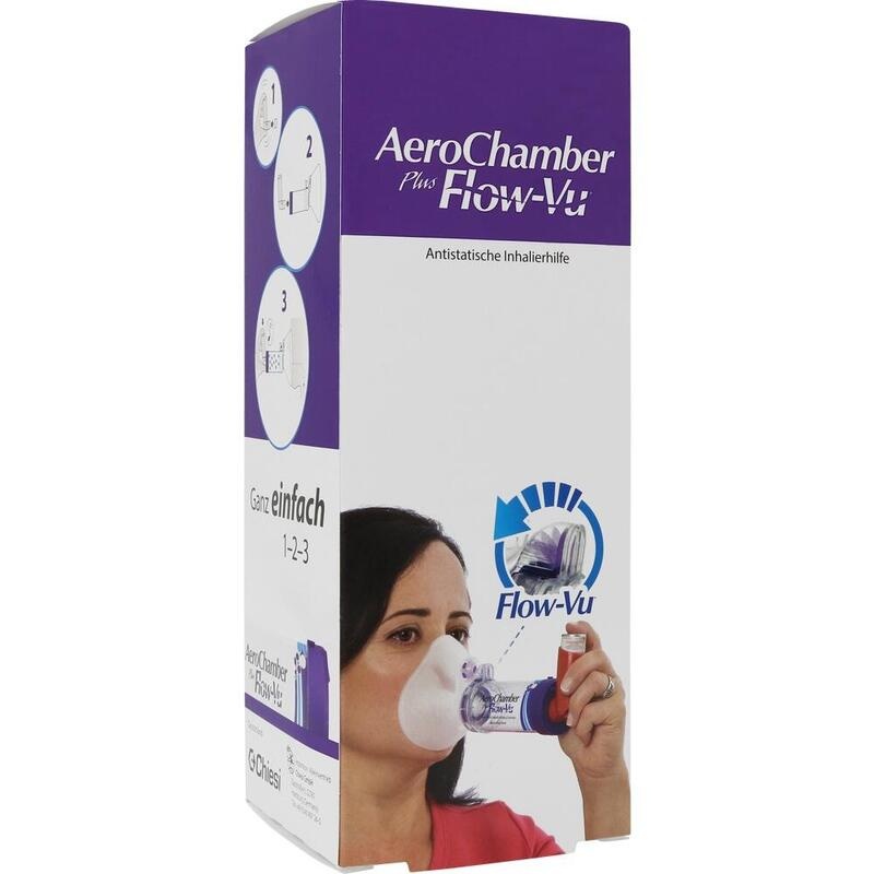 AEROCHAMBER m.kl.Maske f.Erw.u.Kdr.ab 5 Jahre lila