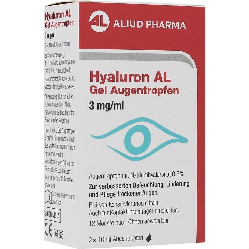 HYALURON AL Gel Augentropfen 3 mg/ml