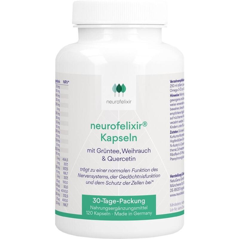 NEUROFELIXIR für Nerven & Konzentration Kapseln