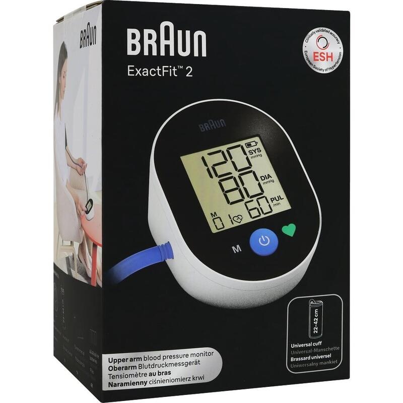 BRAUN BLUTDRUCKMESSGERÄT ExactFit2 O.Arm BUA4050EU