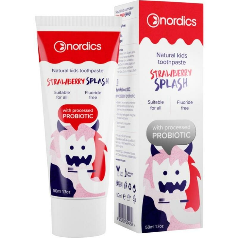 ZAHNPASTA Kids Strawberry probiotisch Nordics