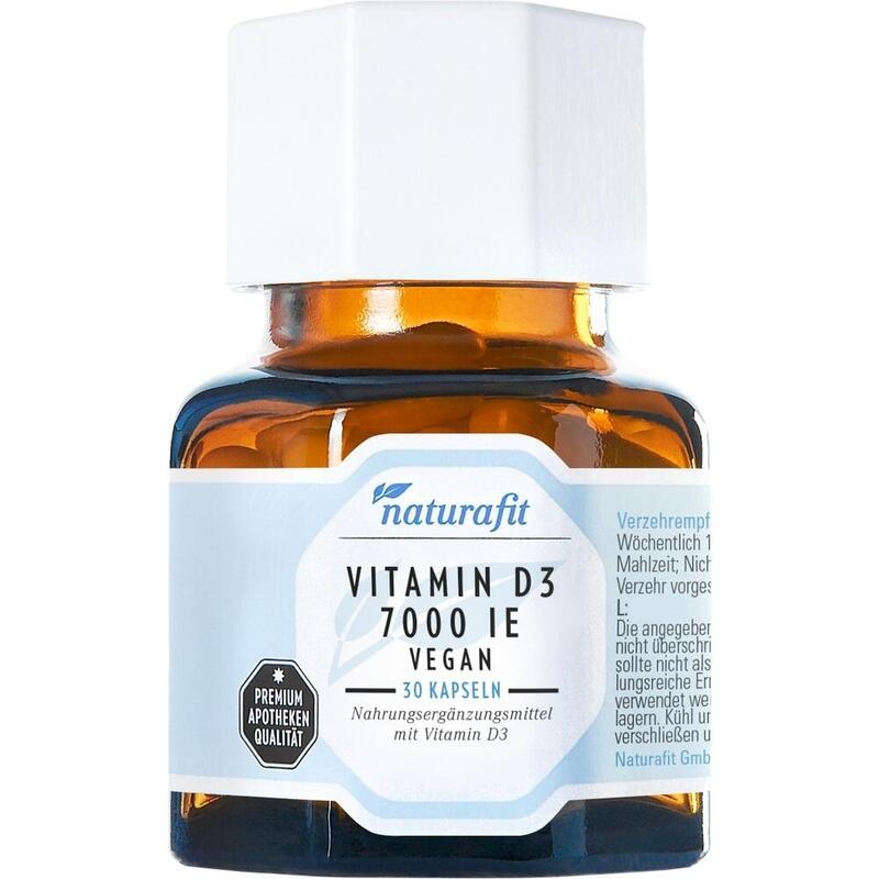 NATURAFIT Vitamin D3 7000 I.E. vegan Kapseln