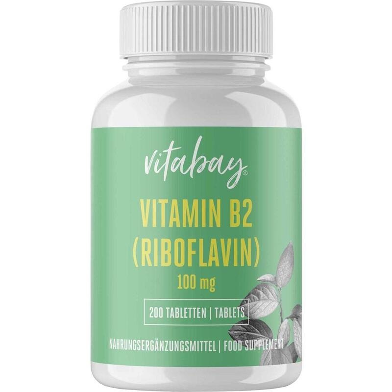 VITAMIN B2 RIBOFLAVIN 100 mg vegan hochdos.Tabl.