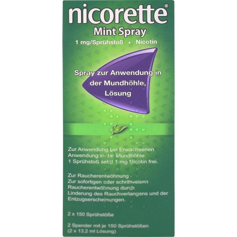 NICORETTE Mint Spray 1 mg/Sprühstoß
