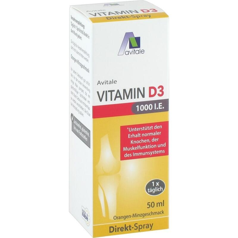 VITAMIN D3 1000 I.E. Direkt-Spray