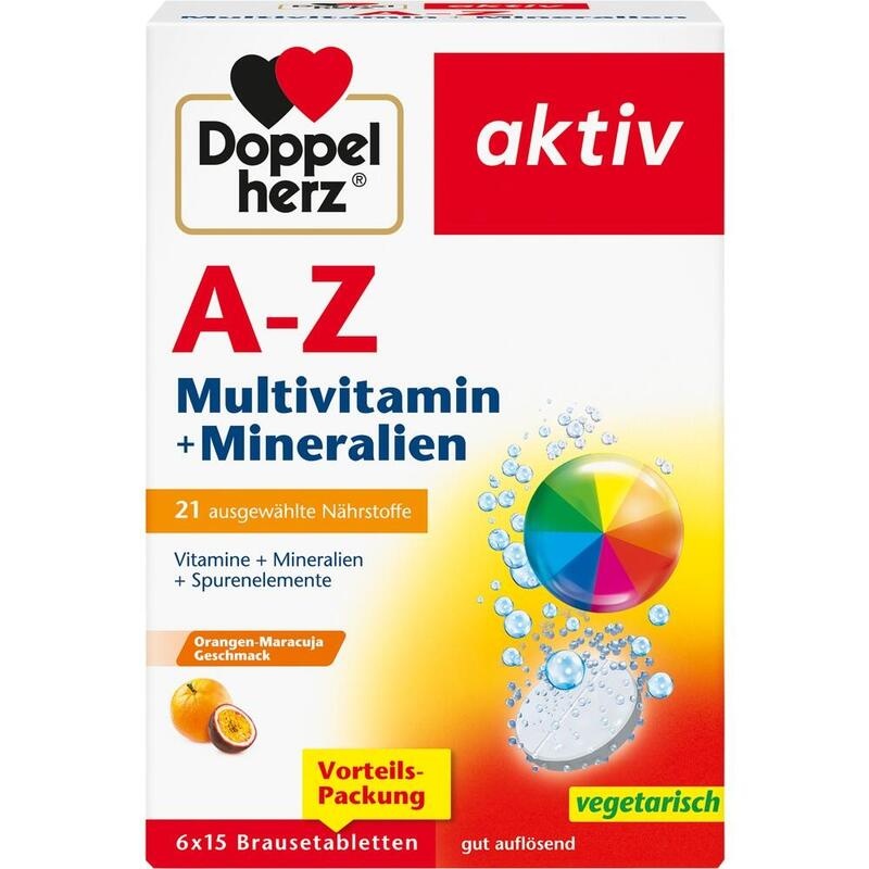 DOPPELHERZ A-Z Multivitamin+Mineralien Brausetabl.