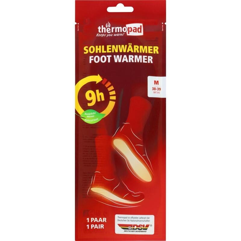 THERMOPAD Sohlenwärmer M Gr.38-39