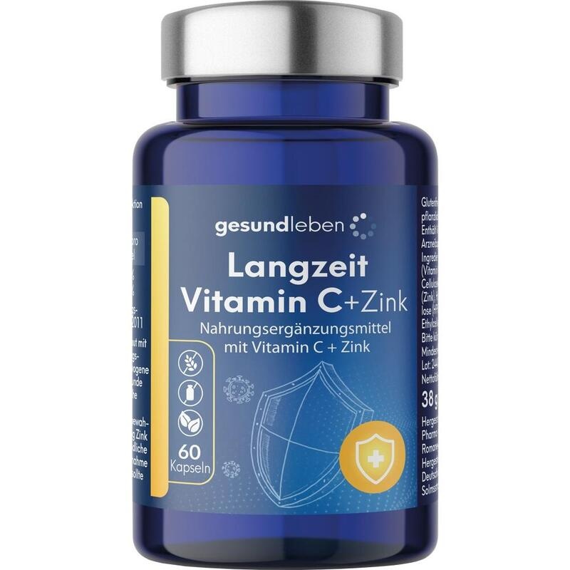 GESUND LEBEN Langzeit Vitamin C+Zink Depot Kapseln
