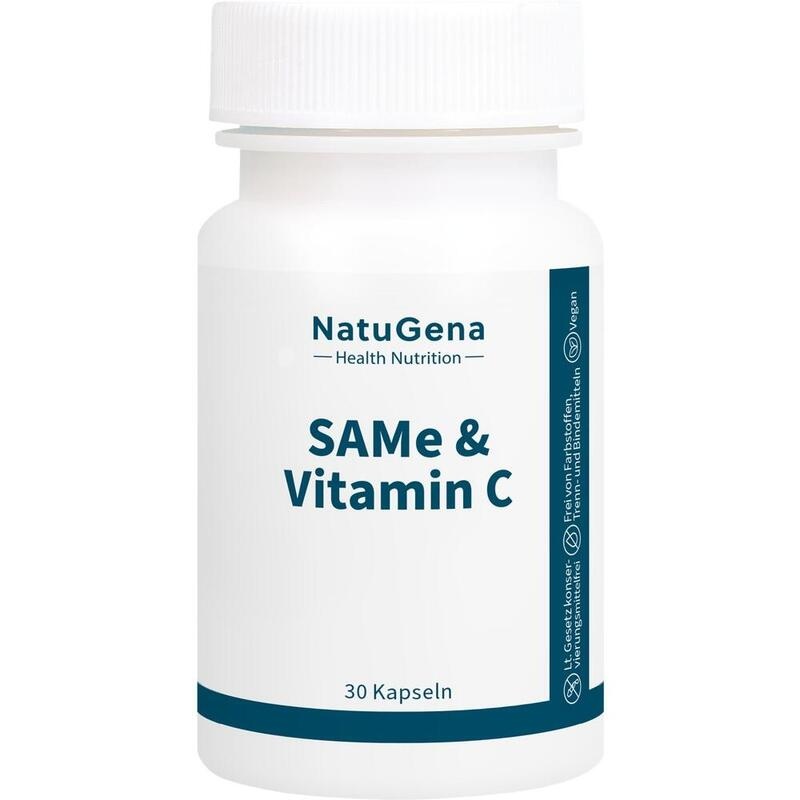 SAME & VITAMIN C hochdosiert+vegan Kapseln