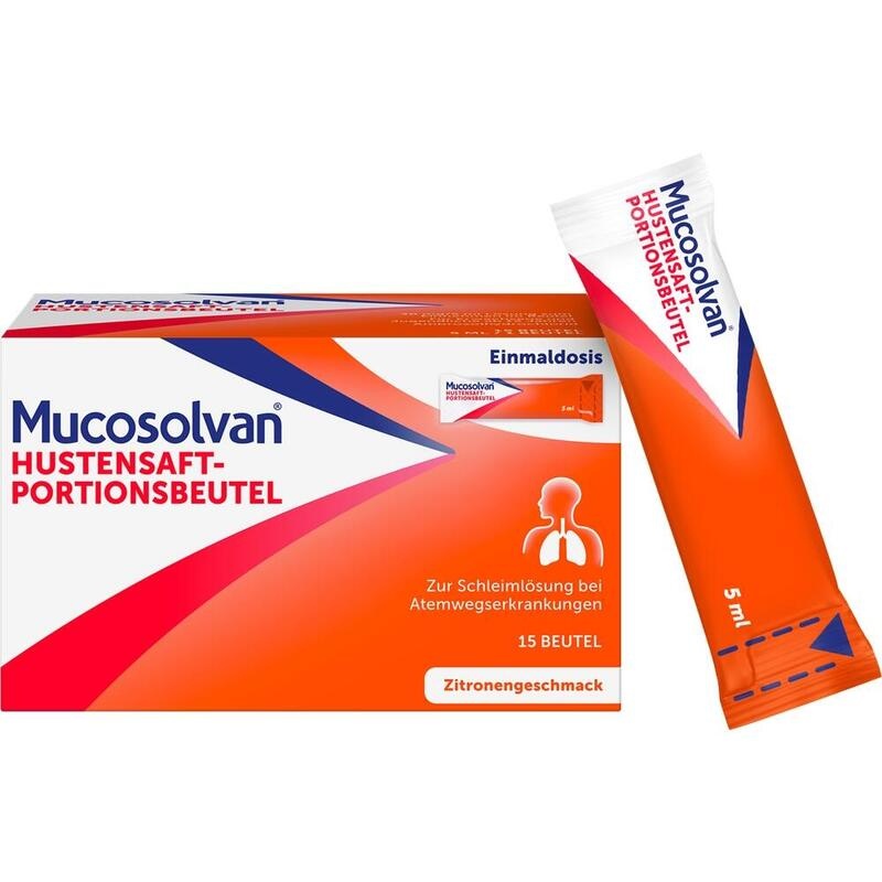 MUCOSOLVAN Hustensaft-Portionsbeutel 30 mg/5 ml