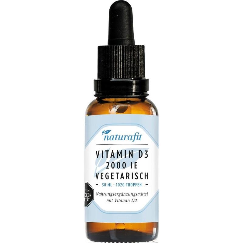 NATURAFIT Vitamin D3 2000 I.E. vegetarisch Tropfen