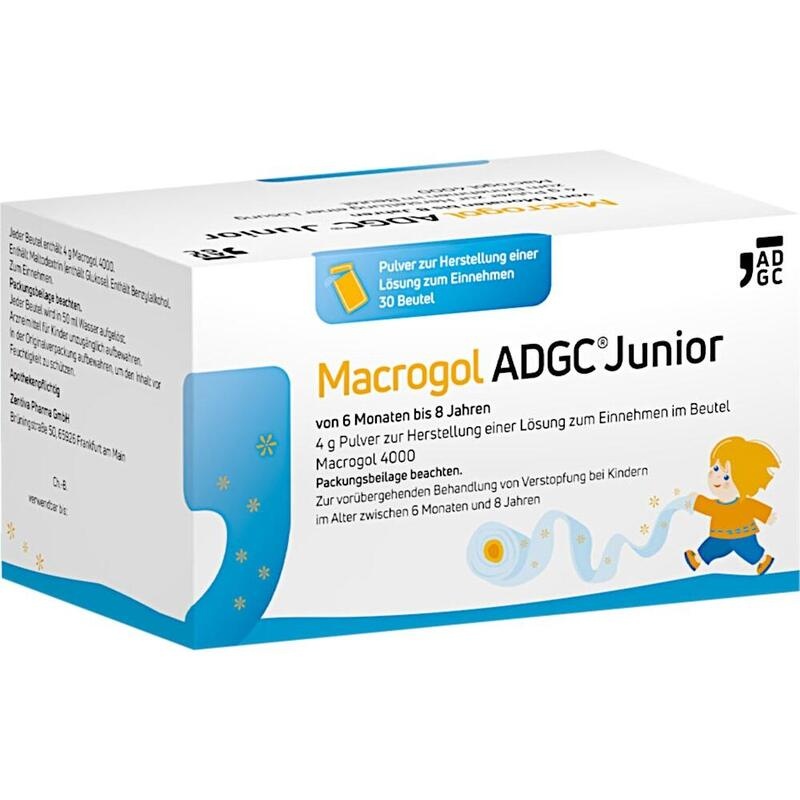 MACROGOL ADGC Junior 6M-8J 4g Plv.z.H.e.L.z.Einn.