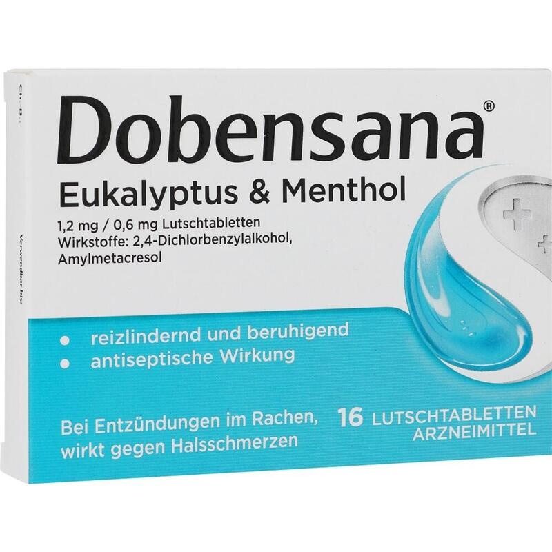 DOBENSANA Eukalyptus & Menthol 1,2mg/0,6mg Lut.-T.