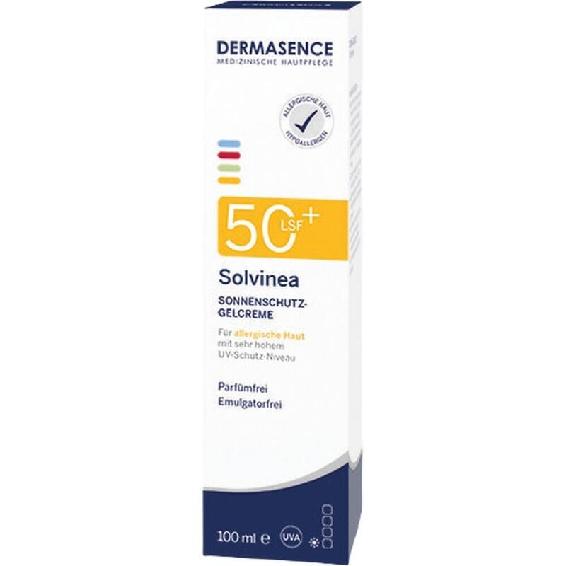 DERMASENCE Solvinea Sonnenschutz-Gelcreme LSF 50+