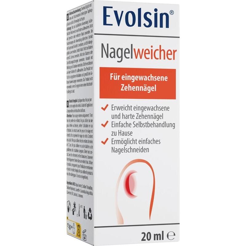 EVOLSIN Nagelweicher f.eingewachse.Zehennägel Lsg.