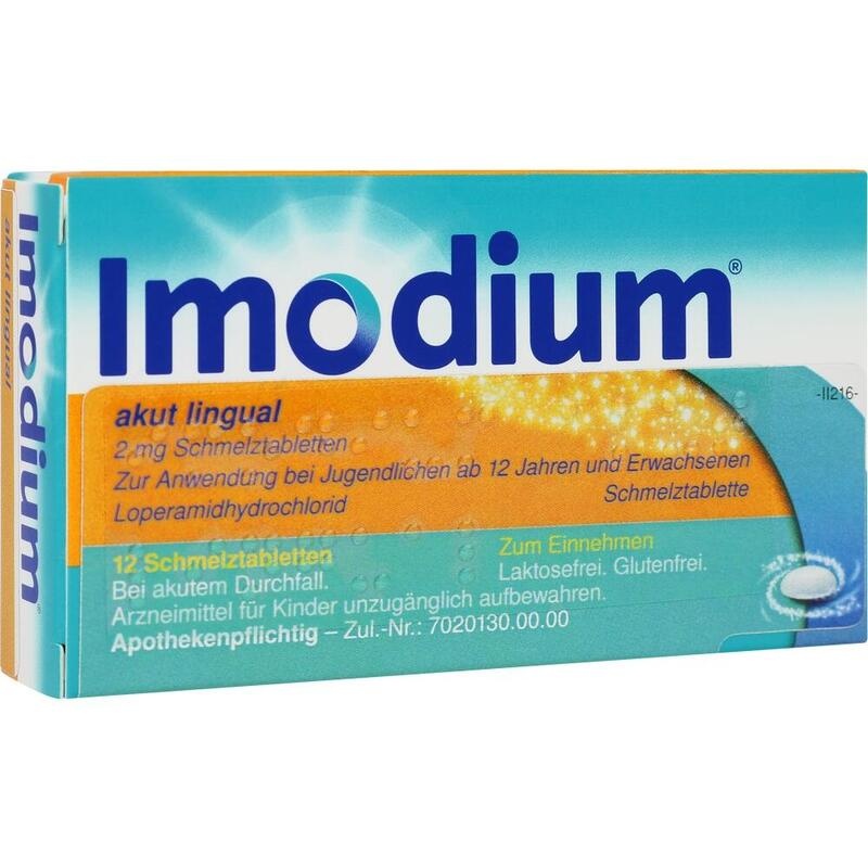 IMODIUM akut lingual Schmelztabletten