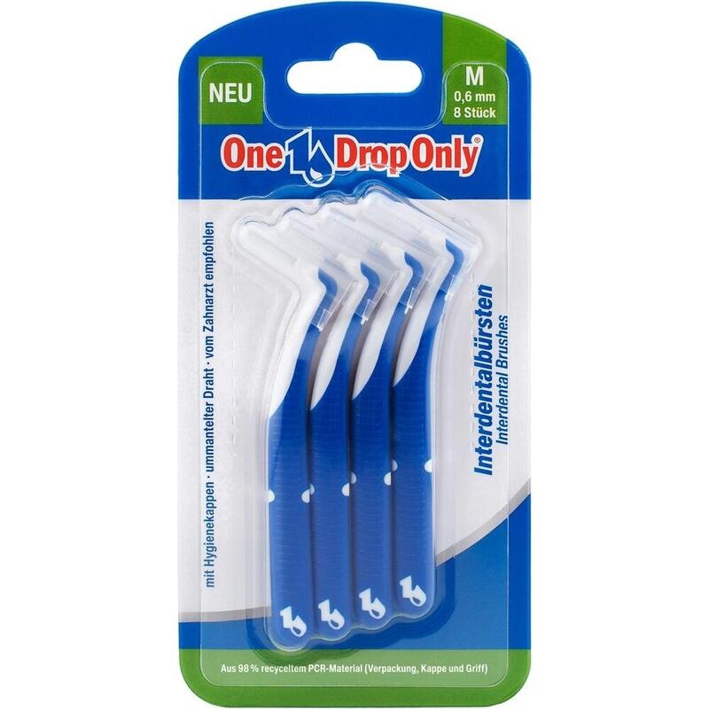 ONE DROP Only Interdentalbürsten M 0,6 mm blau